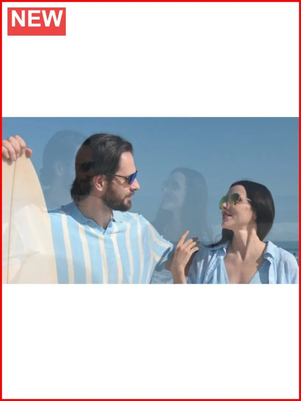 Lightweight Oversized Aviator Sunglasses - Mirrored Polarized Lens Classic Style